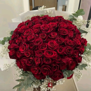 Buquê king não precisa de palavra 100 pé de rosas